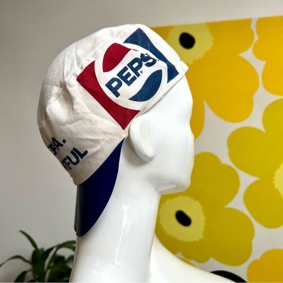 Vintage 80s 90s Keep Pennsylvania Beautiful Pepsi Painters Cap Hat - Picture 9 of 11